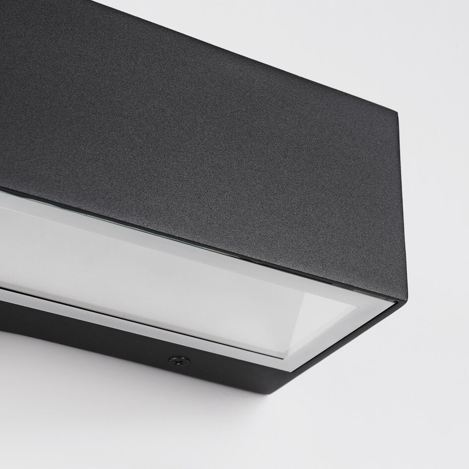 Buitenwandlamp Kai - zwart