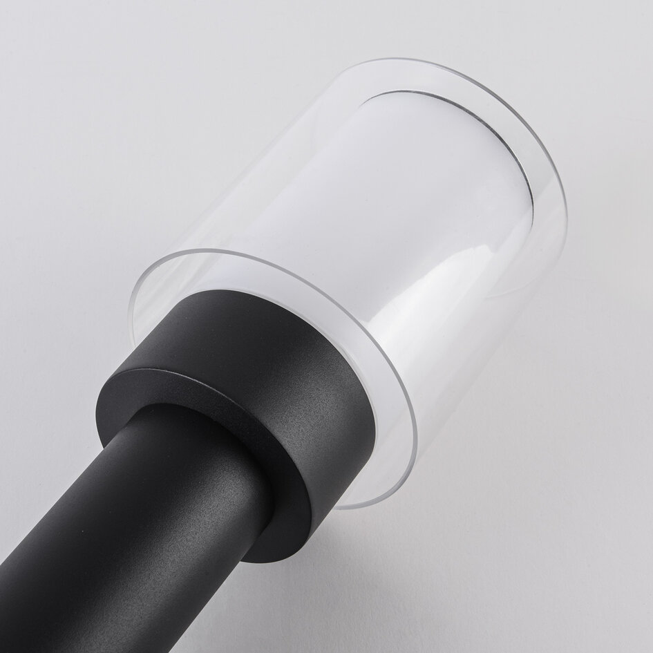 Moderne staande buitenlamp Baxie - zwart