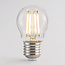 2,5W & 4,5W filament lamp, 2700K, helder glas Ø45 - dimbaar