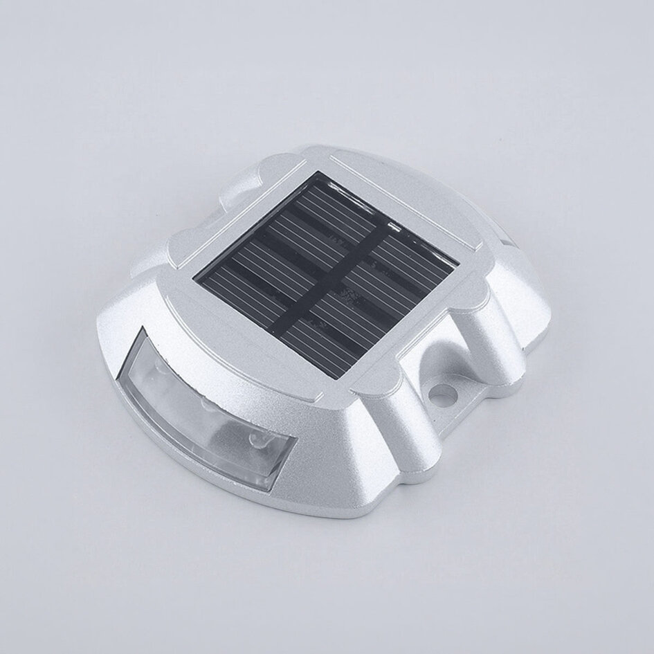 Solar grondspot zilver Parker - Set van 2