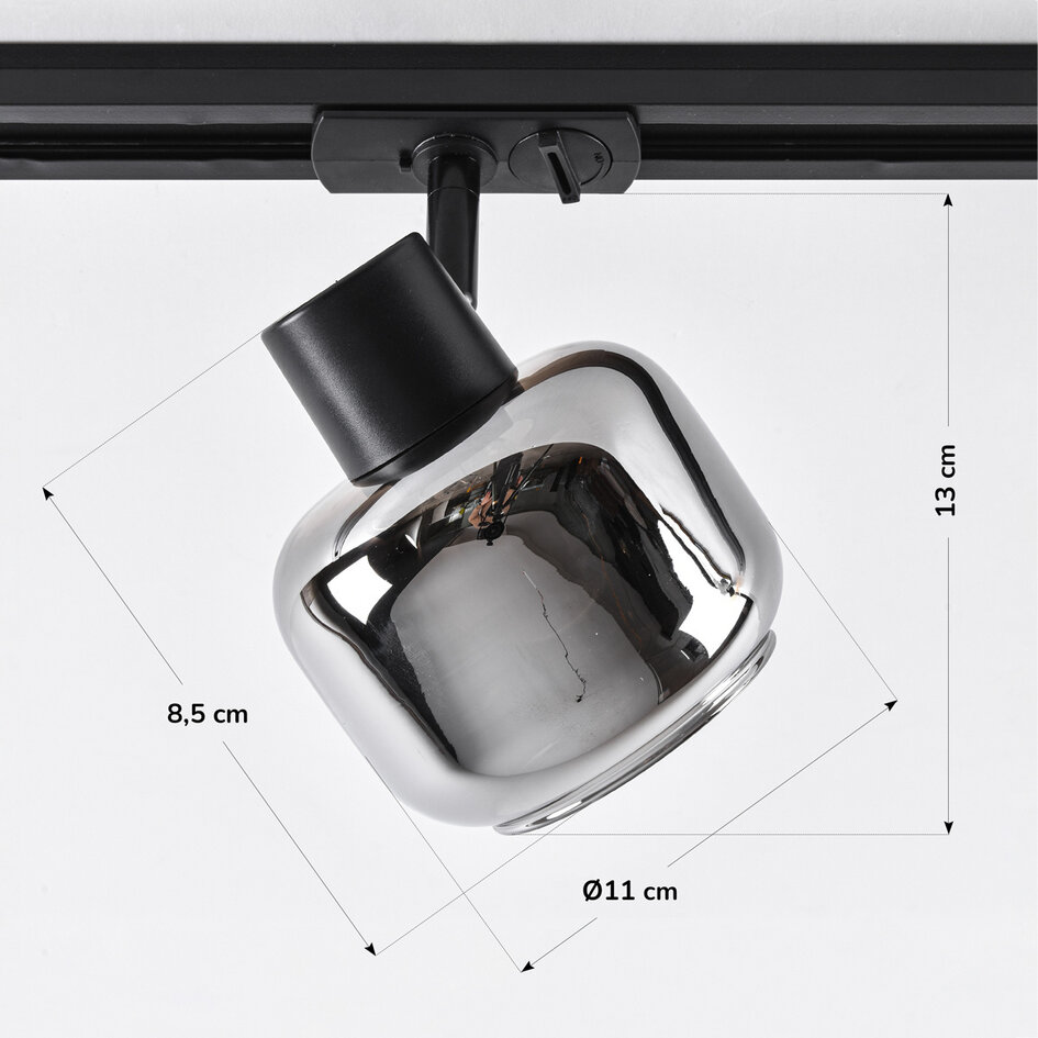 Railspot 1-fase Juna - smoke glas