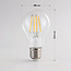 4,5W & 7W  filament lamp, 2700K, helder glas Ø60, 3-staps dimbaar