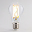 7W & 9W filament lamp, 2200-2700K, helder glas Ø60, dim-to-warm