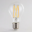 7W & 9W filament lamp, 2200-2700K, helder glas Ø60, dim-to-warm
