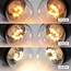 Warm witte LED lampen met LEDs op korte stokjes - 0,7 watt