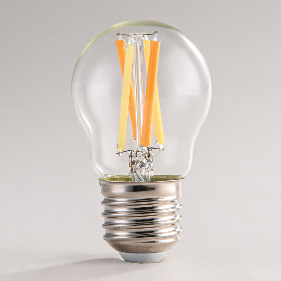 Slimme E27 LED lamp met Tuya app, Ø45mm, 4,9W, 2700-6500K, dim-to-warm