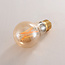 Slimme E27 lamp met Tuya app, amber glas Ø60mm, 7W, 2000-5000K, dim-to-warm
