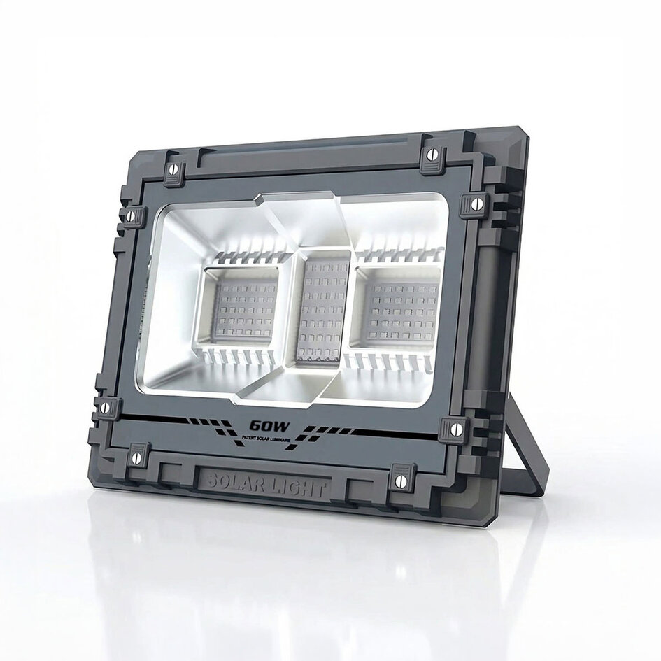 Dimbare smart solar buiten wandlamp 60W met muziek en RGB - Jop