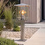 Klassieke buitenlamp Rocco RVS, 45 cm