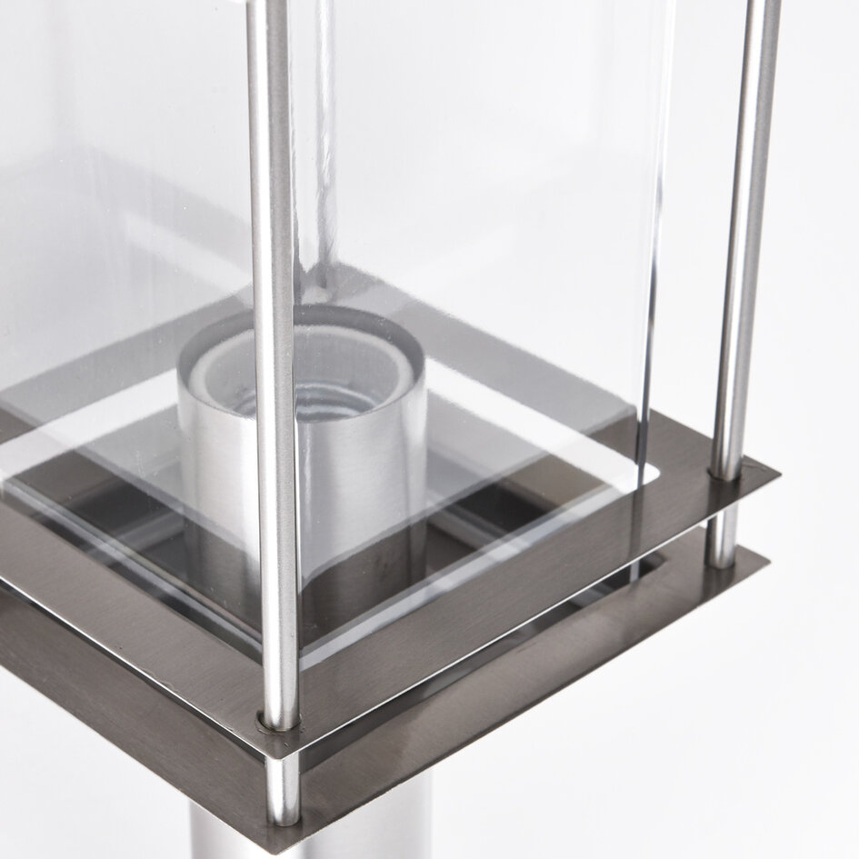 Klassieke buitenlamp Rocco RVS, 45 cm