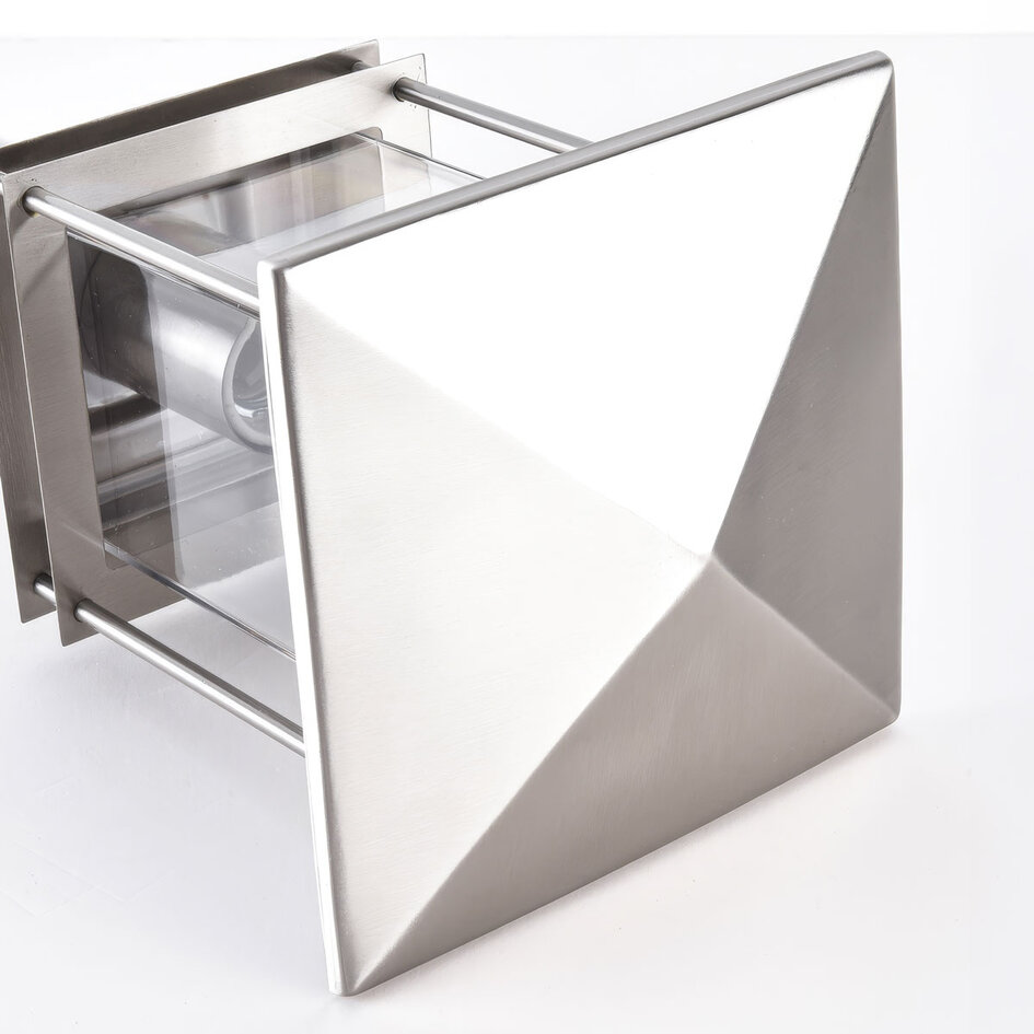 Klassieke buitenlamp Rocco RVS, 45 cm