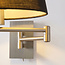 Wandlamp met zwarte kap - Abella