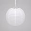 Witte nylon lampion voor buiten