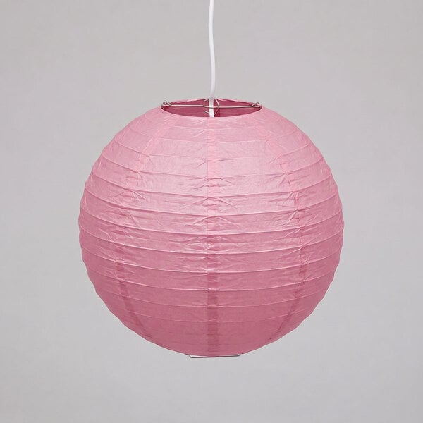 Roze nylon lampion voor buiten