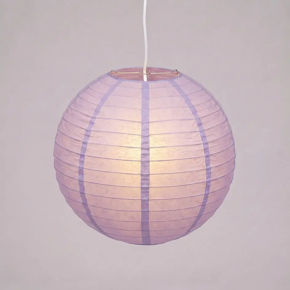 Lichtpaarse nylon lampion voor buiten