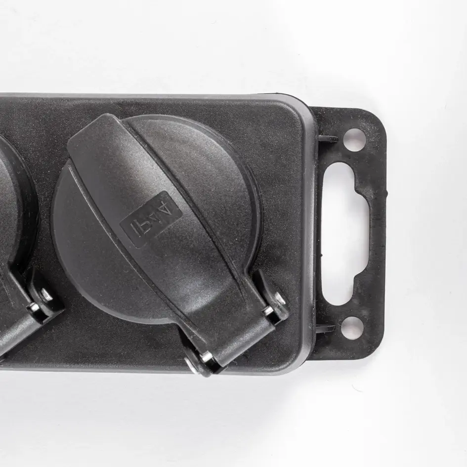Stekkerdoos voor buiten IP44 met snoerdikte van 3x1,5mm²
