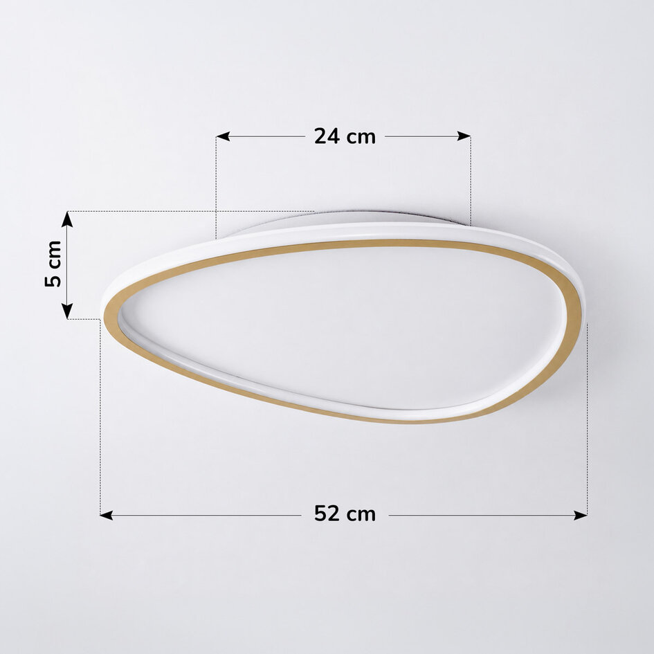 Plafondlamp Rory met dimbare LEDs