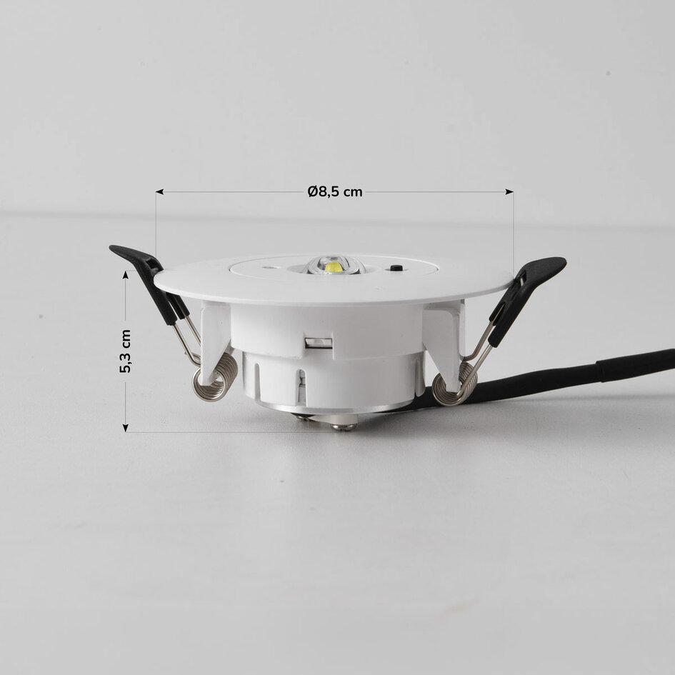 Ronde inbouwspot met verwisselbare lens - LX009
