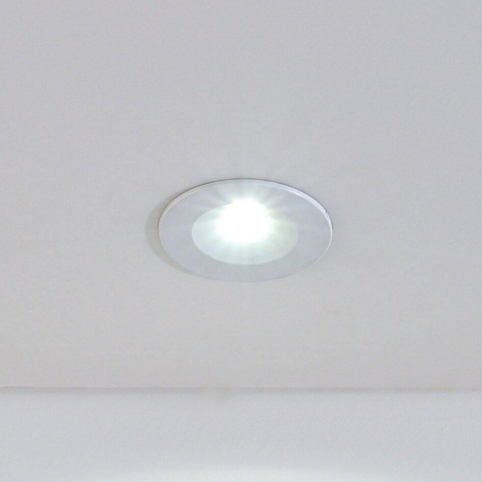 Ronde aluminium inbouwspot - LX010