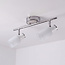 Moderne plafondspot zilver, 2-lichts - Crystal (E14 fitting)