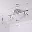Moderne plafondspot zilver, 2-lichts - Crystal (E14 fitting)