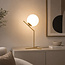 Tafellamp met melkwit glas - Stopa