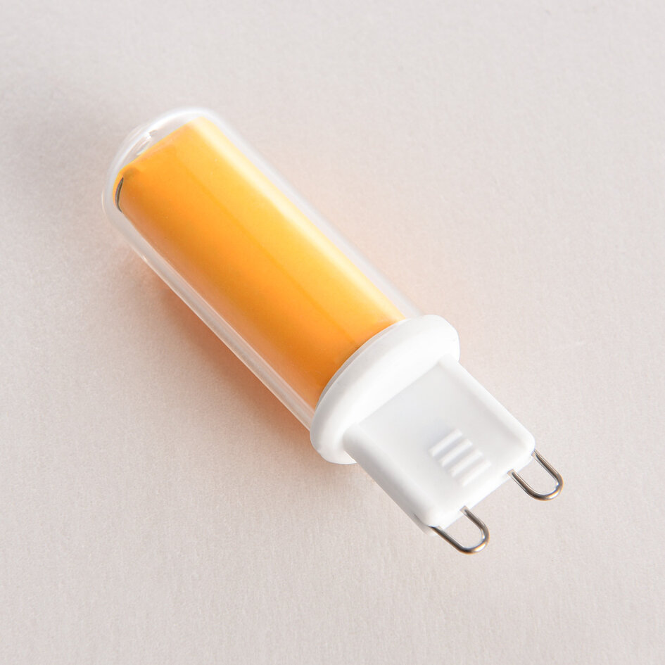 Dimbare G9 LED spot, helder glas, 2700K, 4,2W