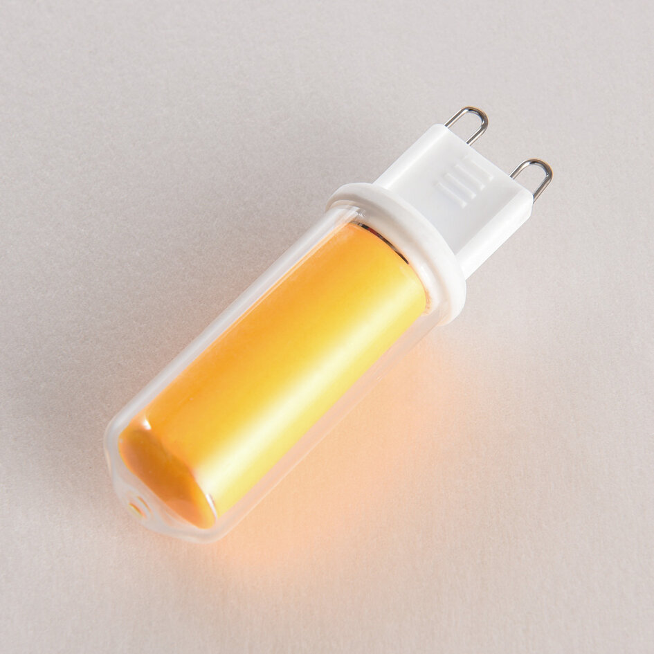 Dimbare G9 LED spot, helder glas, 2700K, 4,2W