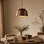 Hanglamp New York - bronskleur met goudkleurige binnenzijde