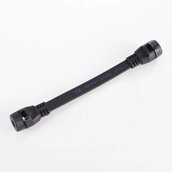 Aftakconnector voor prikkabels - zwart