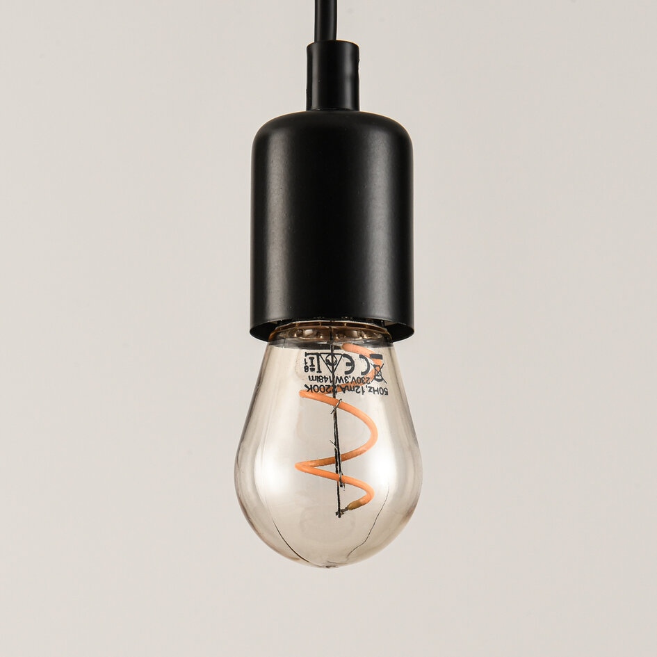 3W filament lamp, 2200K, amber Ø45 - dimbaar