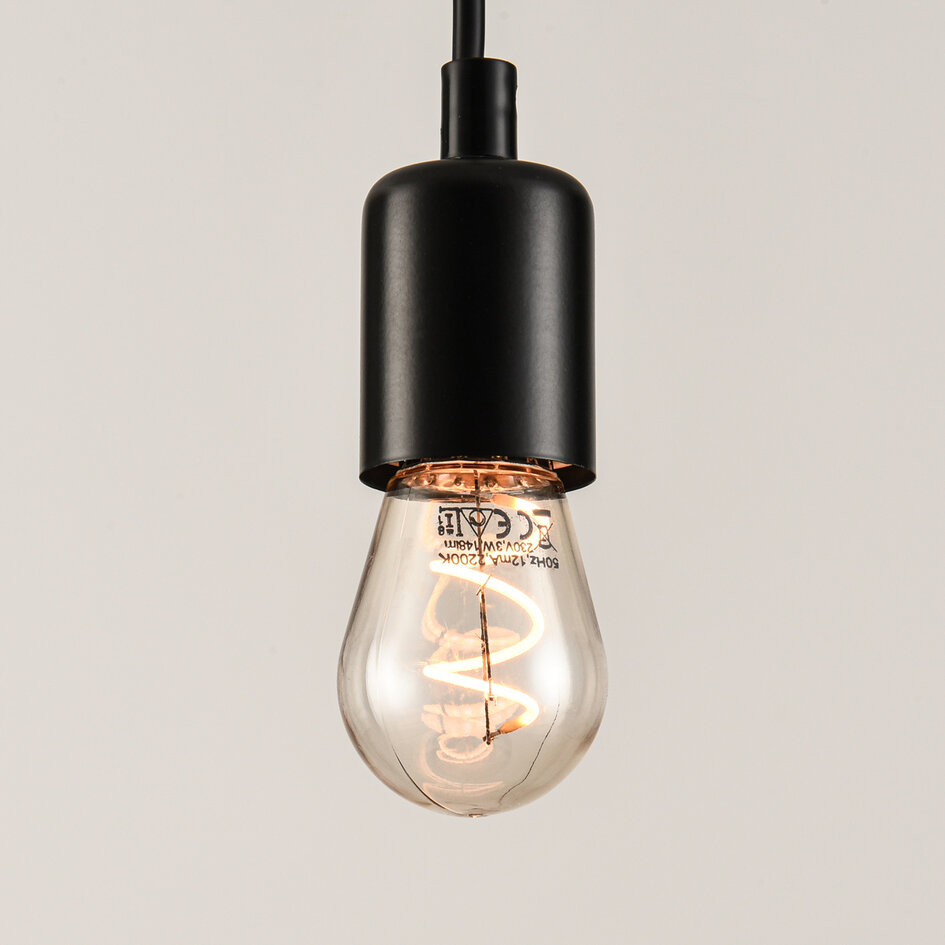 3W filament lamp, 2200K, amber Ø45 - dimbaar