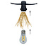 Prikkabel set inclusief kappen in lichte naturel rotanlook, verkrijgbaar met verschillende LED lampen
