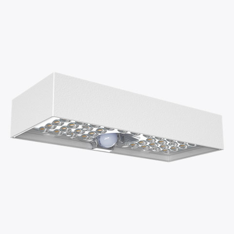 Witte buitenwandlampen