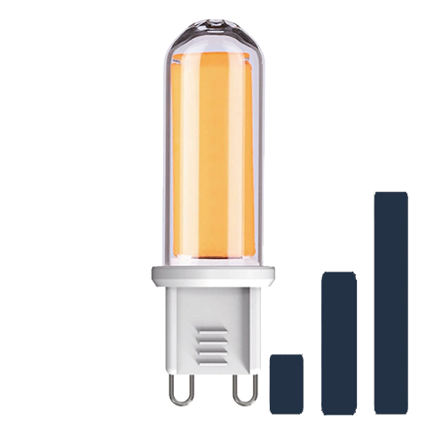 3-staps dimbare G9 lampen