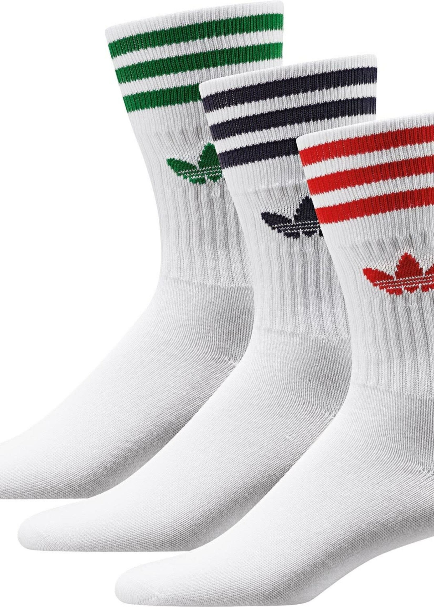 adidas Adidas Mid Cut crw Sock White Mult