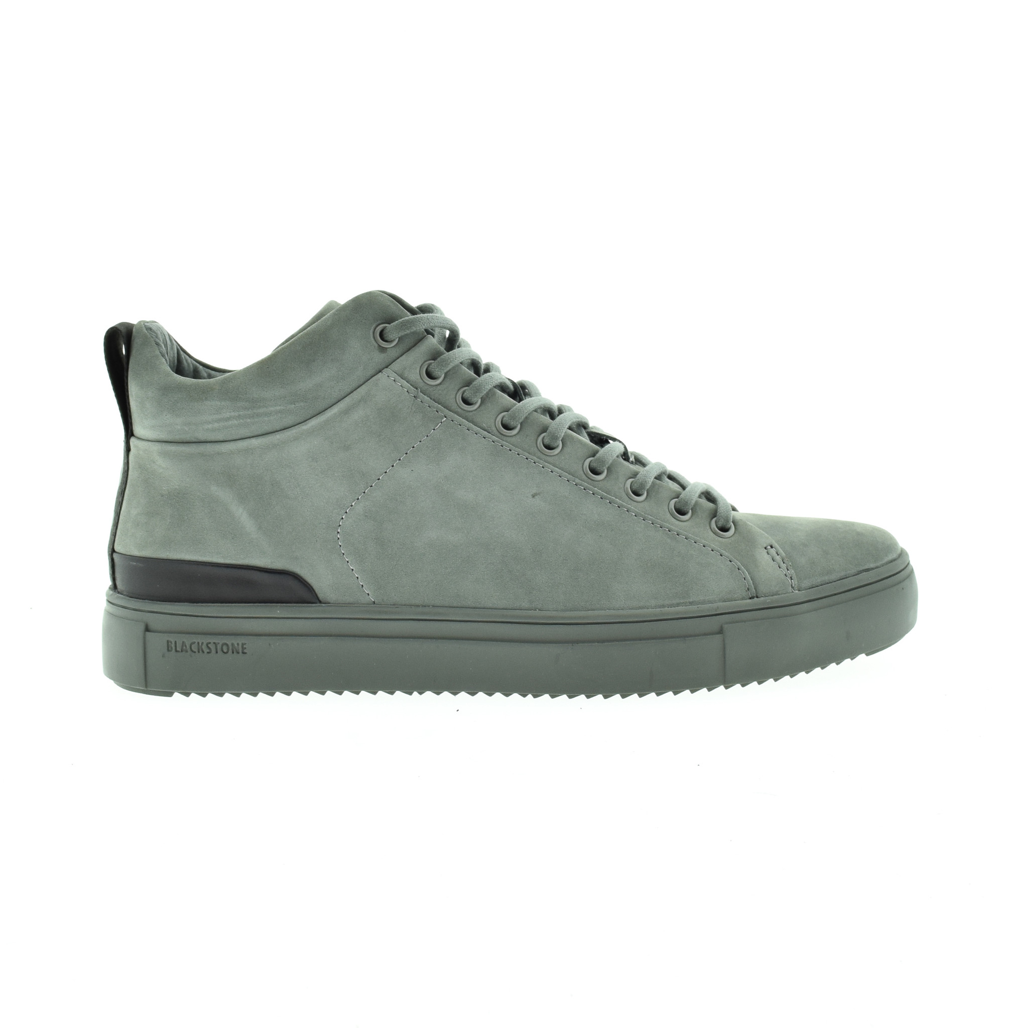 Blackstone VG08 WHITE DARK GREEN MID-Sneaker Man White - Schoenen.nl