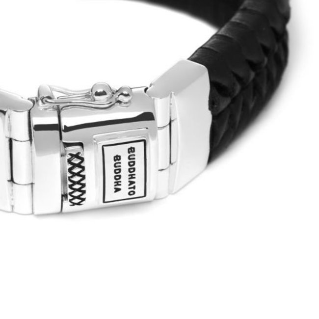 Armband Komang Leer Zwart