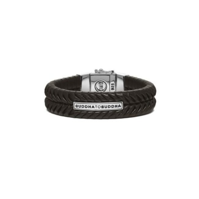 Armband Komang Leer Bruin