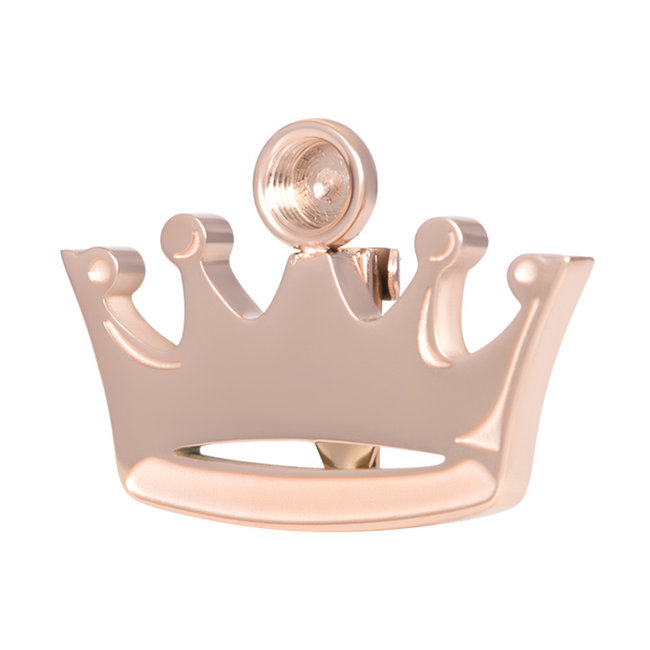 Broche Crown Top Part Rosékleurig