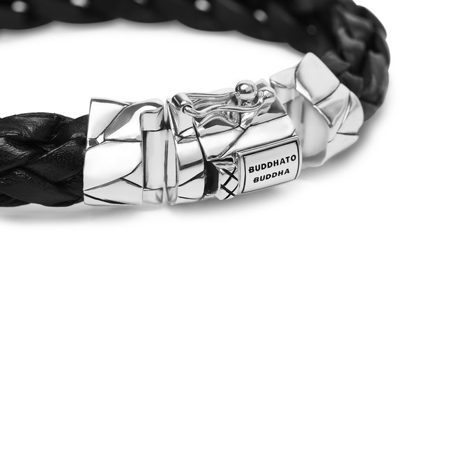 Armband Mangky Leer Zwart