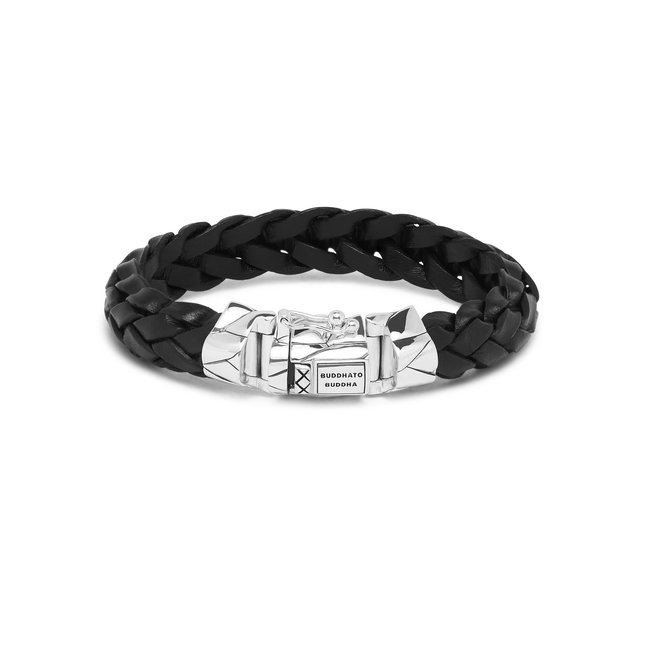 Armband Mangky Leer Zwart