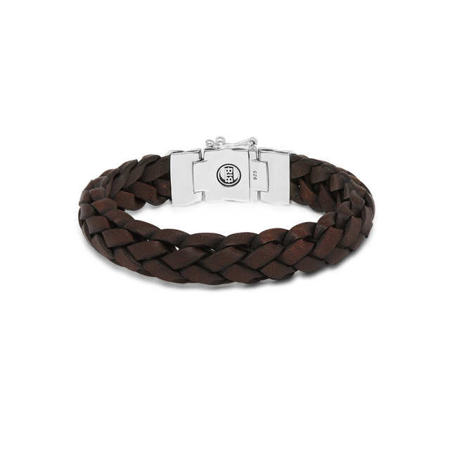 Armband Mangky Leer Bruin