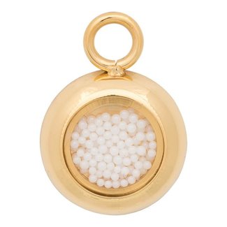 iXXXi jewellery Last Items SALE! Charm Fill Small White Balls- Goudkleurig