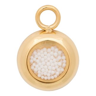 iXXXi jewellery Last Items SALE! Charm Fill Small White Balls- Goudkleurig