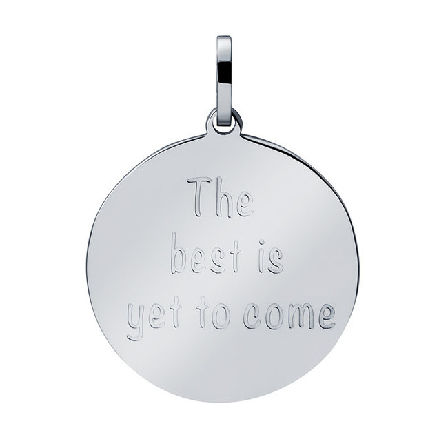 Pendant The best is yet to come - Zilverkleurig