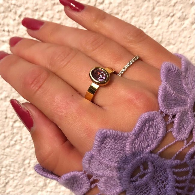 Twisted Ring Tatum - Zilverkleurig