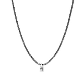 Buddha to Buddha Ketting George XS Black Rhodium 60cm