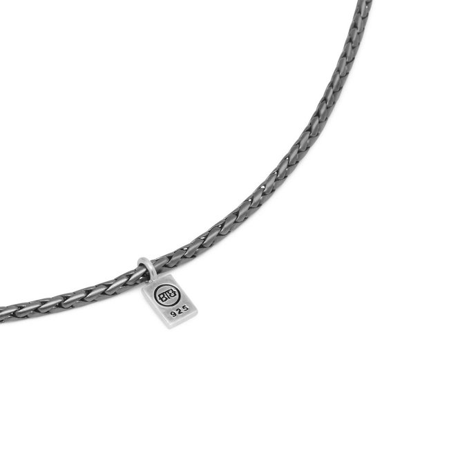 Ketting George XS Black Rhodium 60cm