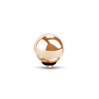 Melano Jewelry Twisted Ball Steentje - Rosékleurig